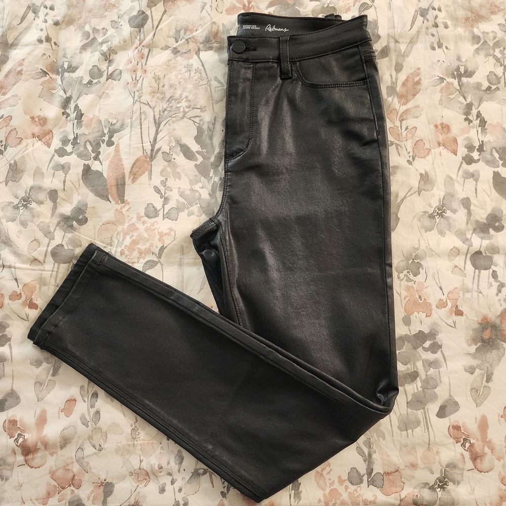 Reitmans Faux Leather Skinny Jeans